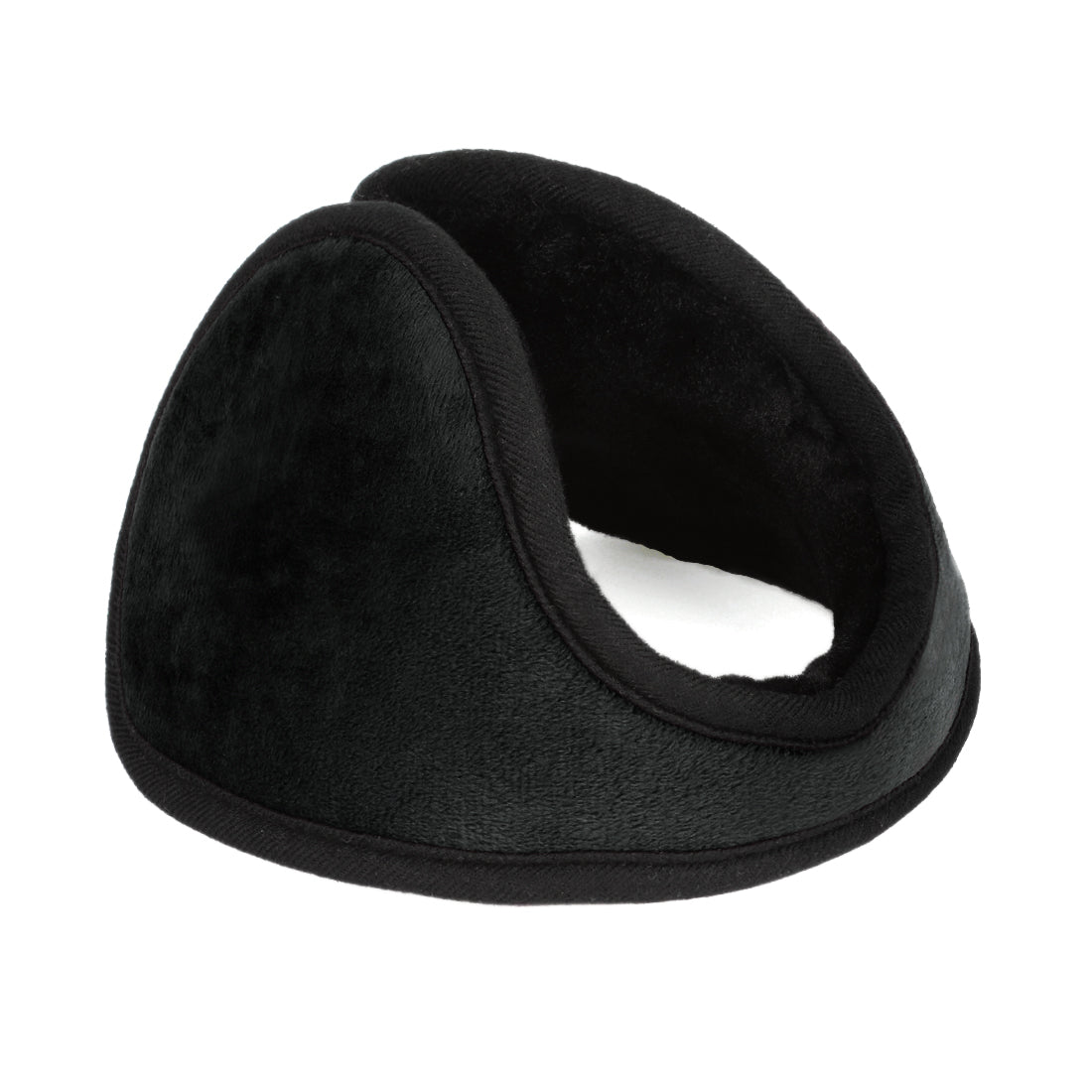 Bublédon Unisex Winter Warmer Pad Fleece Cover Ear Back Earmuffs Black