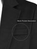 Casual Lightweight Notched Lapel One Button Blazer