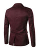 Casual Lightweight Notched Lapel One Button Blazer