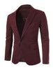 Casual Lightweight Notched Lapel One Button Blazer