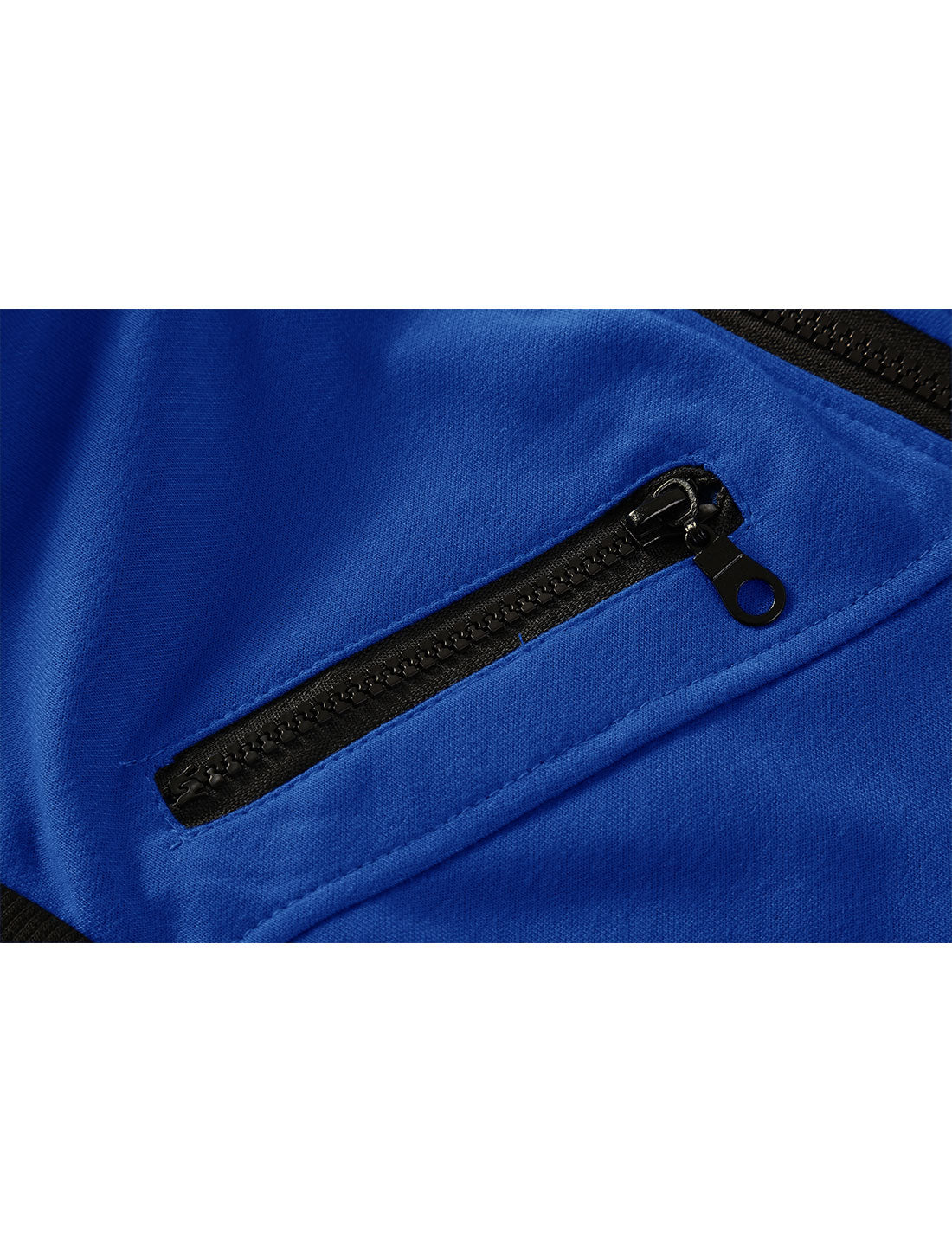 Bublédon Kangaroo Pocket Zip Up Drawstring Hooded Vest