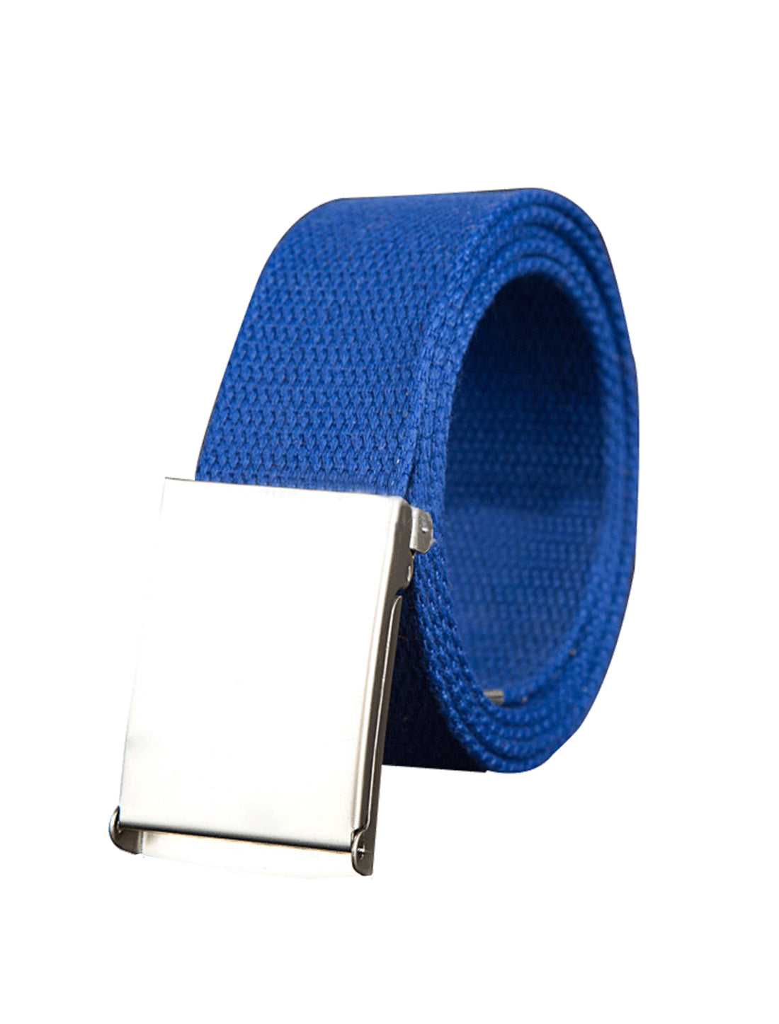 Bublédon Unisex Canvas No Holes Slide Buckle Adjustable Waist Belt