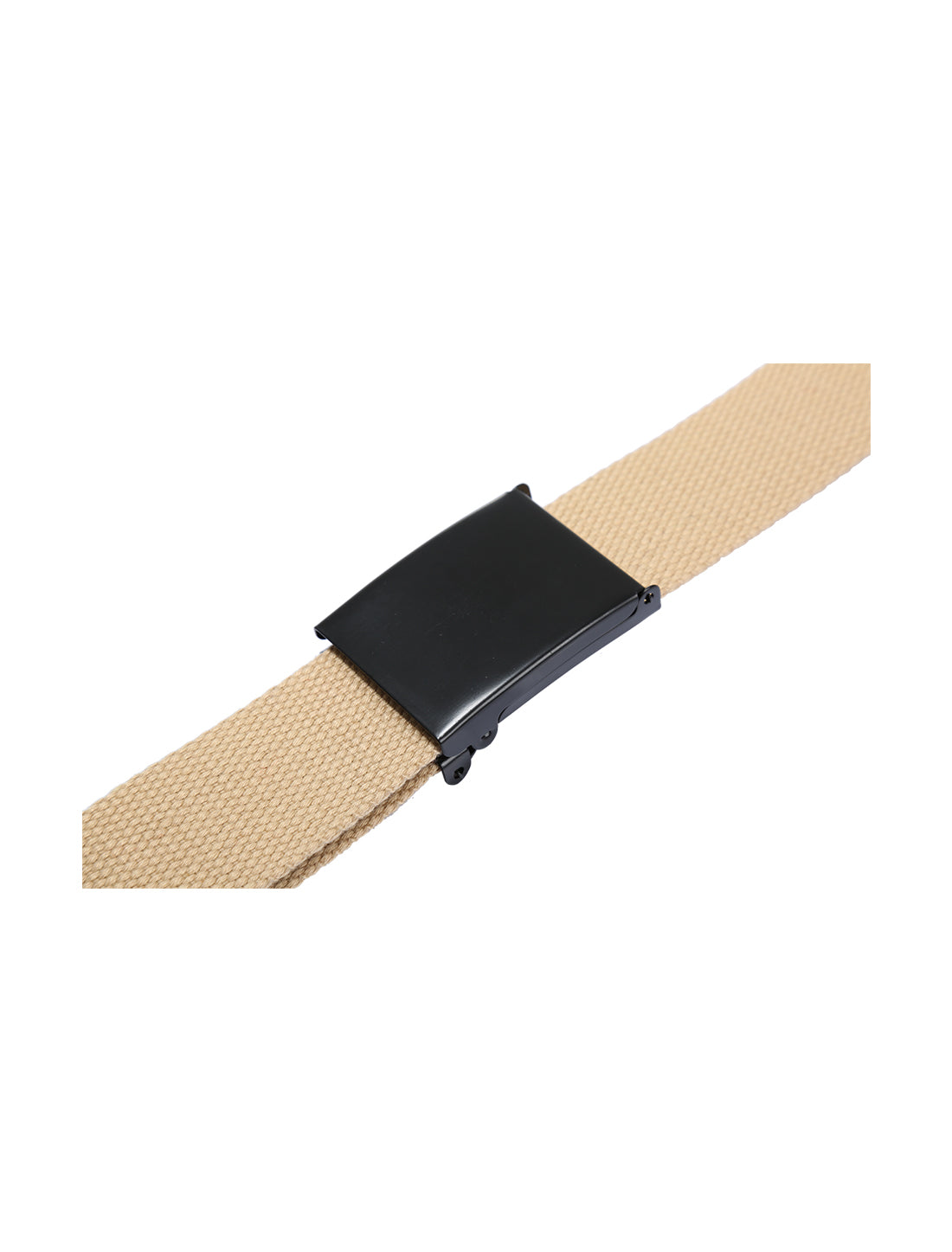 Bublédon Unisex Canvas No Holes Slide Buckle Adjustable Waist Belt