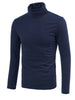 Basic Solid Turtleneck Pullover Long Sleeve Shirt