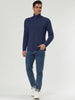 Basic Solid Turtleneck Pullover Long Sleeve Shirt