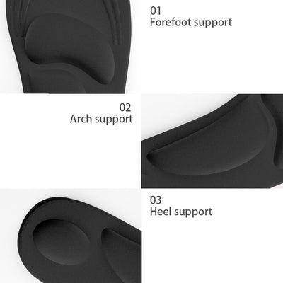 4D Orthotics Insoles Sponge Foam High Heel Shoe Pad Insert Cushions