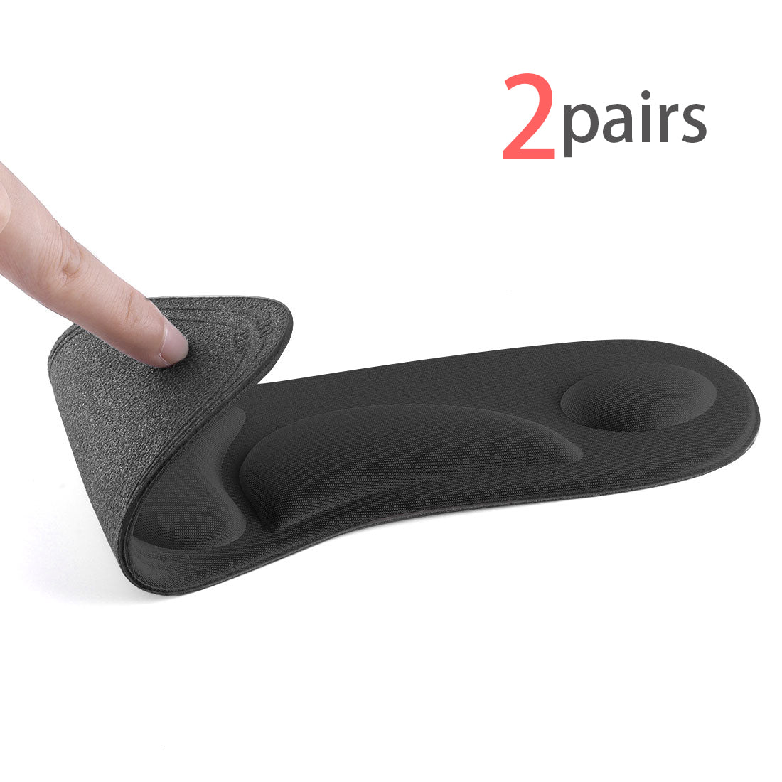 Bublédon 4D Orthotics Insoles Sponge Foam High Heel Shoe Pad Insert Cushions