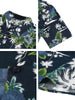 Lapel Floral Print Cotton Hawaiian Beach Botton Shirt