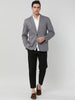 Casual Lightweight Notched Lapel One Button Blazer