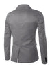 Casual Lightweight Notched Lapel One Button Blazer