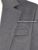 Casual Lightweight Notched Lapel One Button Blazer