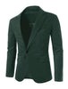 Casual Lightweight Notched Lapel One Button Blazer