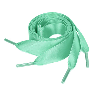2cm Wide Ribbon Flat Sneakers Shoelaces 2 Pairs