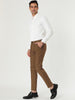 Casual Skinny Plaid Flat Front Business Dress Pants