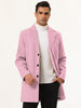 Gifts for Men Notched Lapel Single Breasted Long Trench Winter Coat