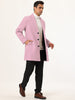 Gifts for Men Notched Lapel Single Breasted Long Trench Winter Coat