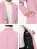 Gifts for Men Notched Lapel Single Breasted Long Trench Winter Coat