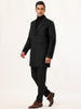Gifts for Men Notched Lapel Single Breasted Long Trench Winter Coat