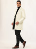 Gifts for Men Notched Lapel Single Breasted Long Trench Winter Coat