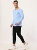 Basic Crew Neck Striped Pullover Long Sleeve Shirt