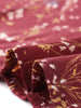 A Line Polyester Floral Print Plus Size Wrap Midi Skirt