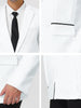 Casual Lightweight Notched Lapel One Button Blazer