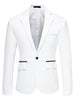 Casual Lightweight Notched Lapel One Button Blazer