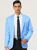 Casual Lightweight Notched Lapel One Button Blazer