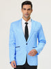 Casual Lightweight Notched Lapel One Button Blazer