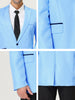 Casual Lightweight Notched Lapel One Button Blazer