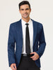 Casual Lightweight Notched Lapel One Button Blazer
