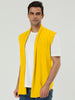 Casual Open Front Irregular Hem Plain Cardigan Vest