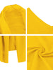 Casual Open Front Irregular Hem Plain Cardigan Vest