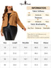 Suede H Line Notched Lapel Long Sleeve Jacket
