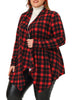 Knit A Line Christmas Long Sleeve Cardigan