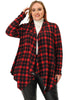 Knit A Line Christmas Long Sleeve Cardigan