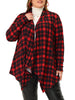 Knit A Line Christmas Long Sleeve Cardigan