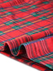 A Line Below The Knee Woven Tartan Flare Skirt