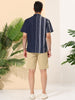 Casual Summer Button Cotton Patchwork Print Shirt