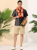 Casual Summer Button Cotton Patchwork Print Shirt