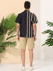 Casual Summer Button Cotton Patchwork Print Shirt