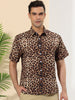 Hawaiian Floral Print Short Sleeve Button Beach Shirt