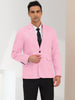 Casual Lightweight Notched Lapel One Button Blazer