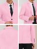 Casual Lightweight Notched Lapel One Button Blazer