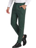 Formal Check Business Trousers Plaid Dress Pants