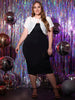 Knit H Line Round Neck Short Sleeve Shrug