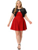 Knit H Line Round Neck Short Sleeve Shrug