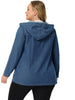 Enzyme Wash H Line Hood Long Sleeve Jacket