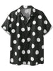 Beach Polka Dots Printed Shirt for Men&