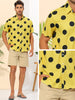 Beach Polka Dots Printed Shirt for Men&